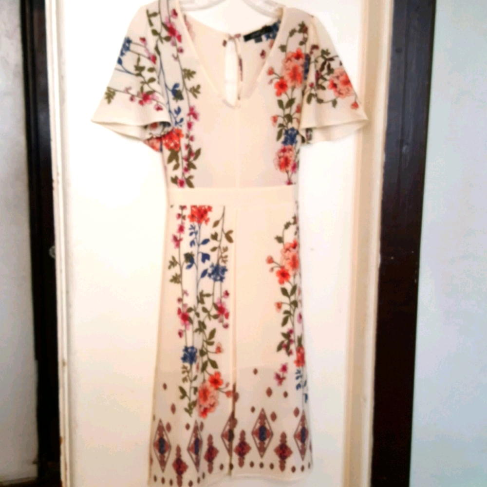 Heart Soul white floral romper
